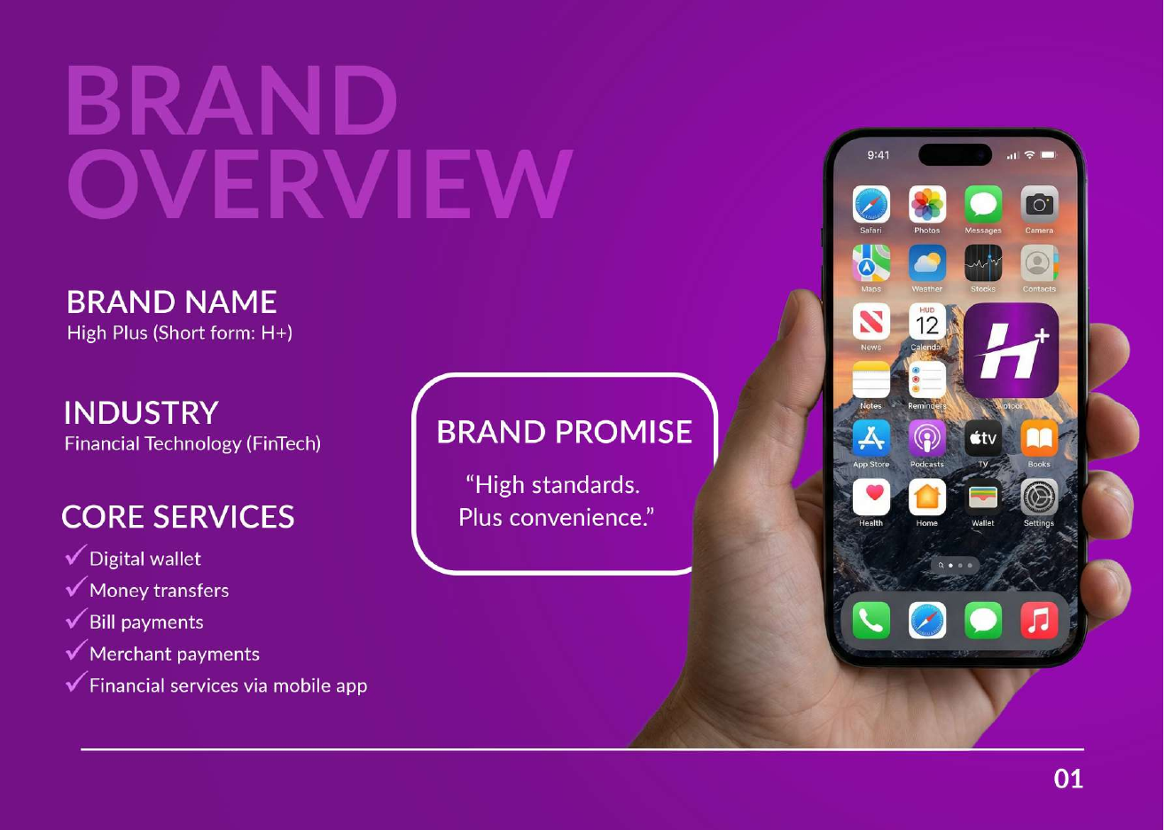 High Plus brand guideline page 3