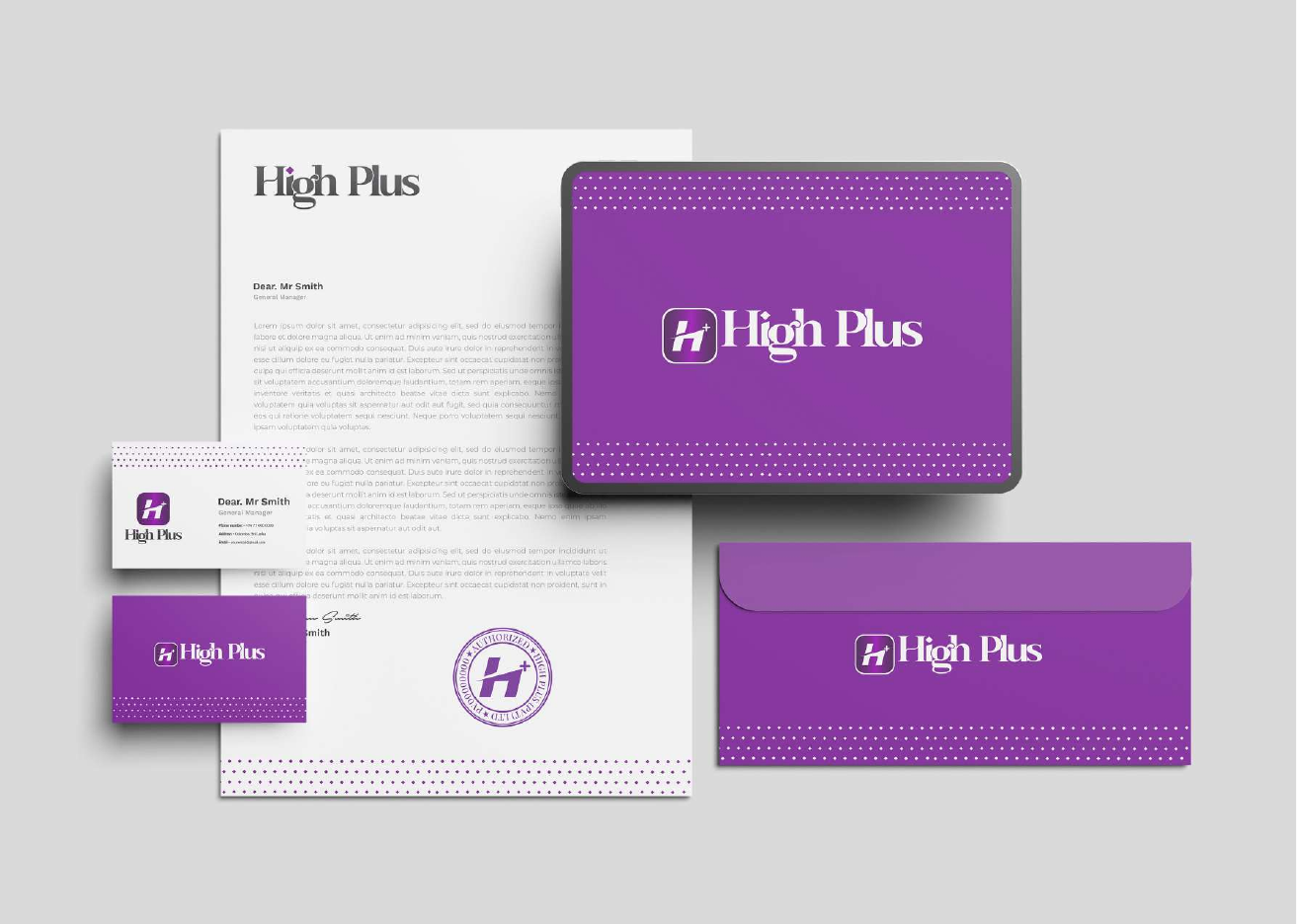 High Plus brand guideline page 12